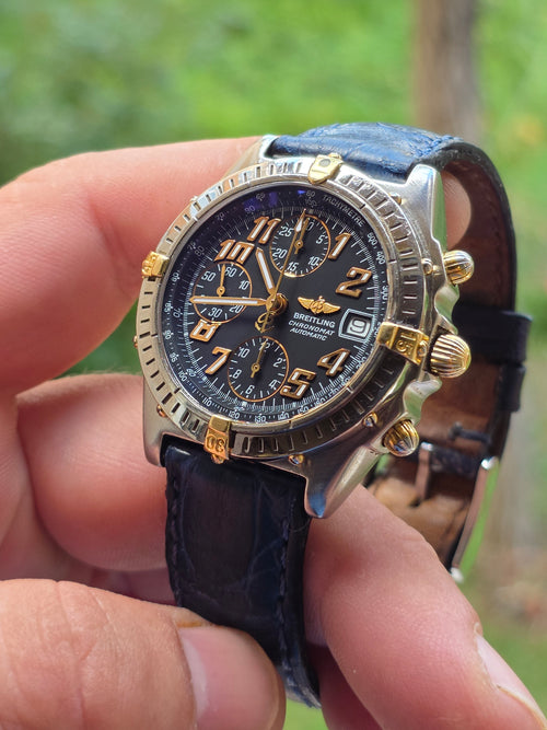 Breitling Chronomat Automatic (Oțel & Aur 18k) Certificat Chronometer