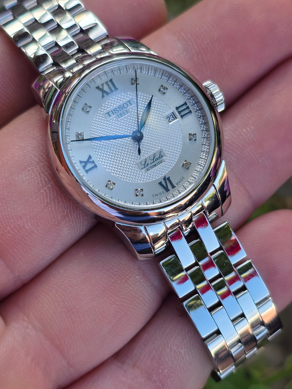 Ceas de Dama Tissot Le Locle Automatic (Ediție Aniversară / Diamante)