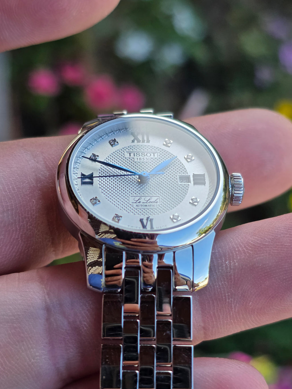 Ceas de Dama Tissot Le Locle Automatic (Ediție Aniversară / Diamante)