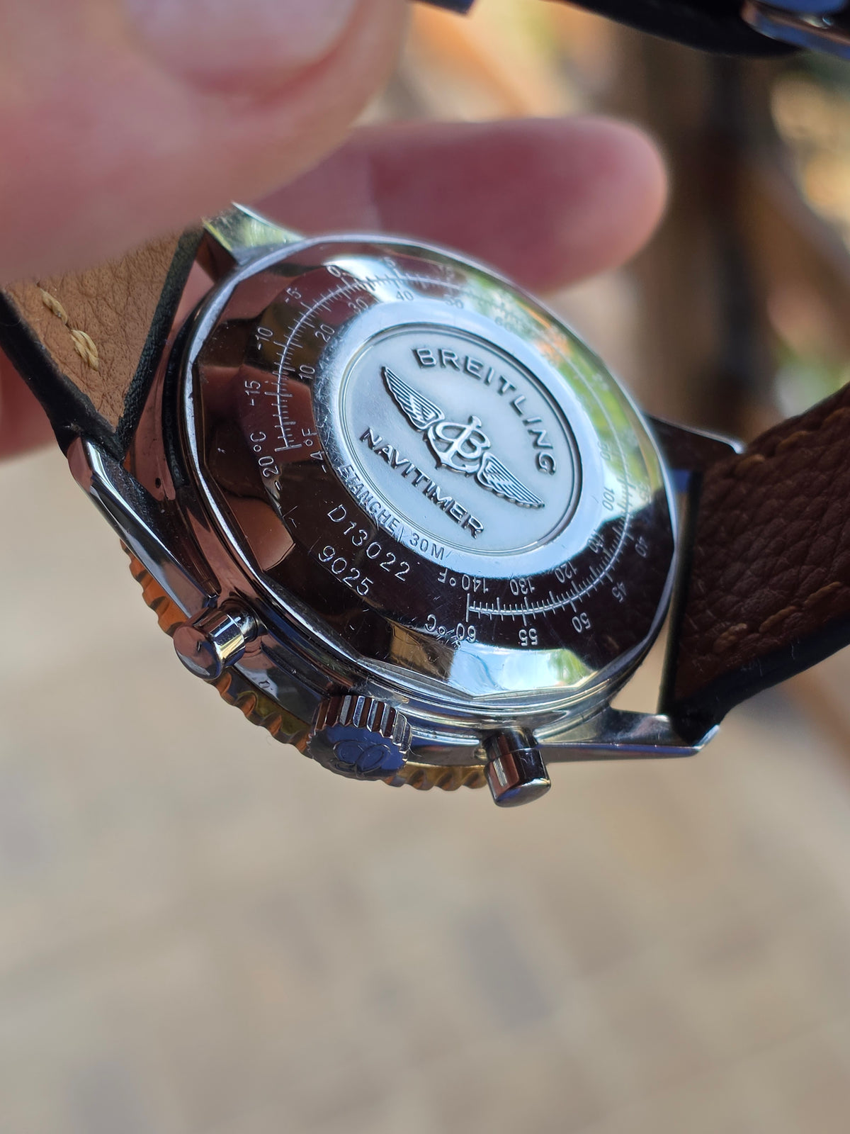 OLD Breitling Navitimer Chronograph - Referință D13022 - Aur 18k și Oțel