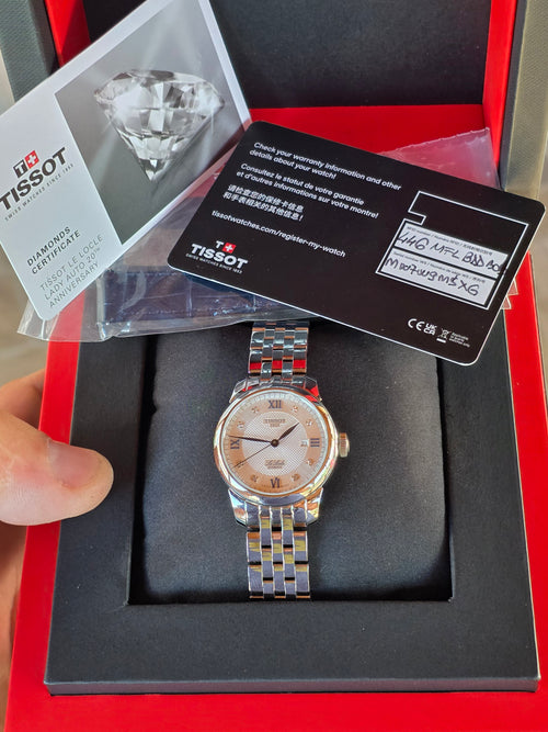 Ceas de Dama Tissot Le Locle Automatic (Ediție Aniversară / Diamante)