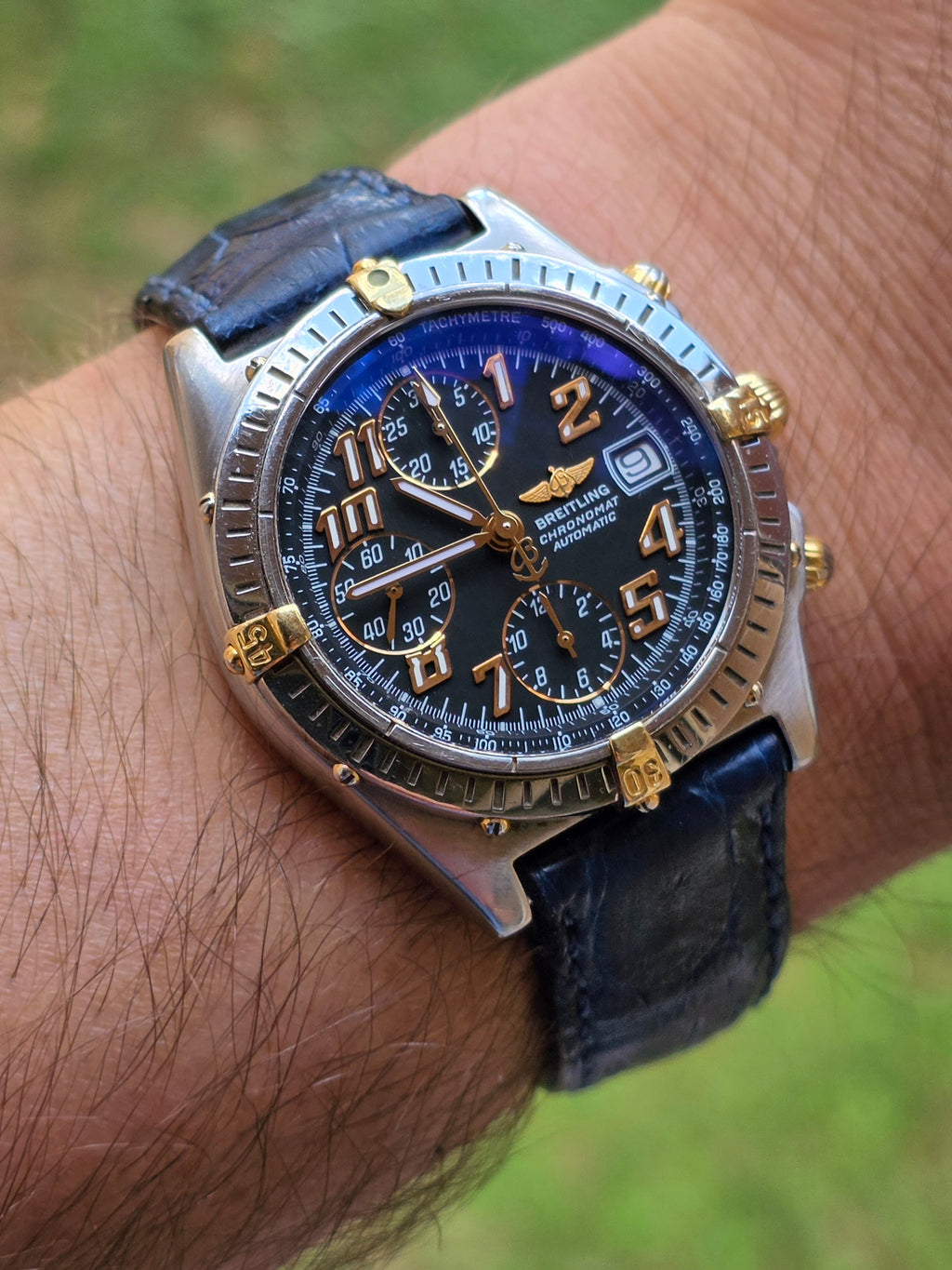 Breitling Chronomat Automatic (Oțel & Aur 18k) Certificat Chronometer