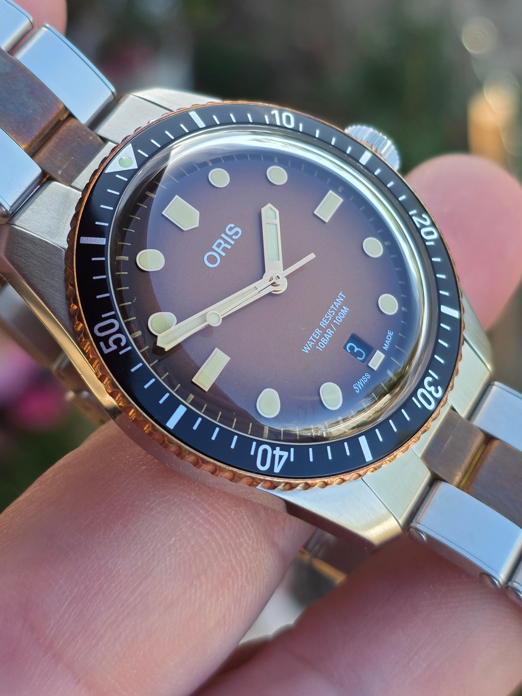 Oris Divers Sixty-Five Sunset Brown Dial - FULL SET - Nepurtat (Nou)