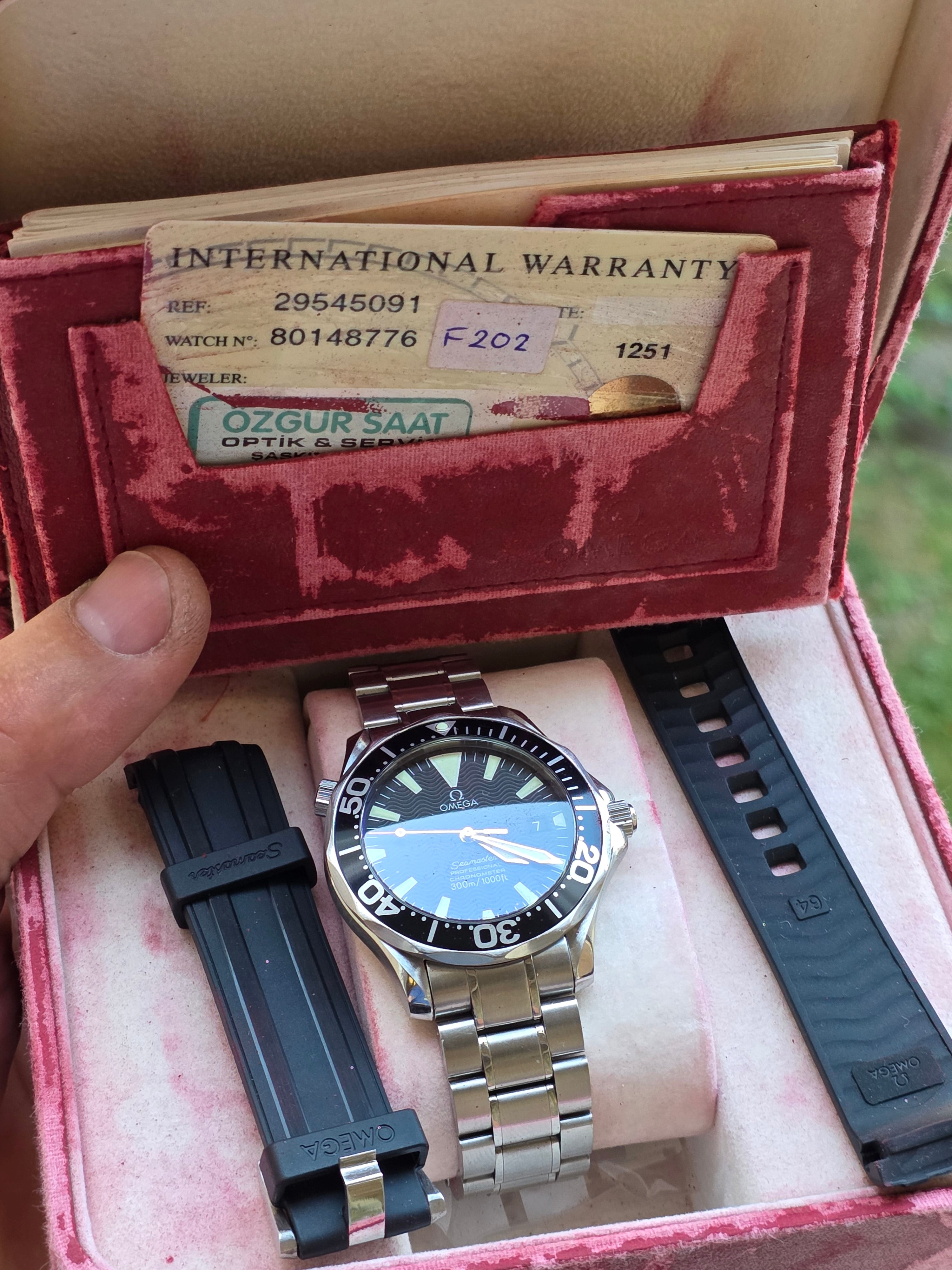 Omega Seamaster Professional 300m "Peter Blake" Automatic – Pachet Complet