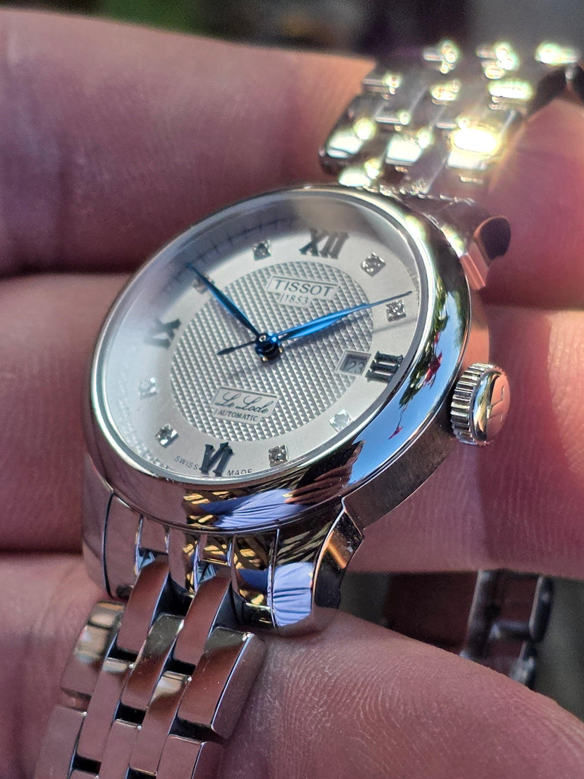 Ceas de Dama Tissot Le Locle Automatic (Ediție Aniversară / Diamante)