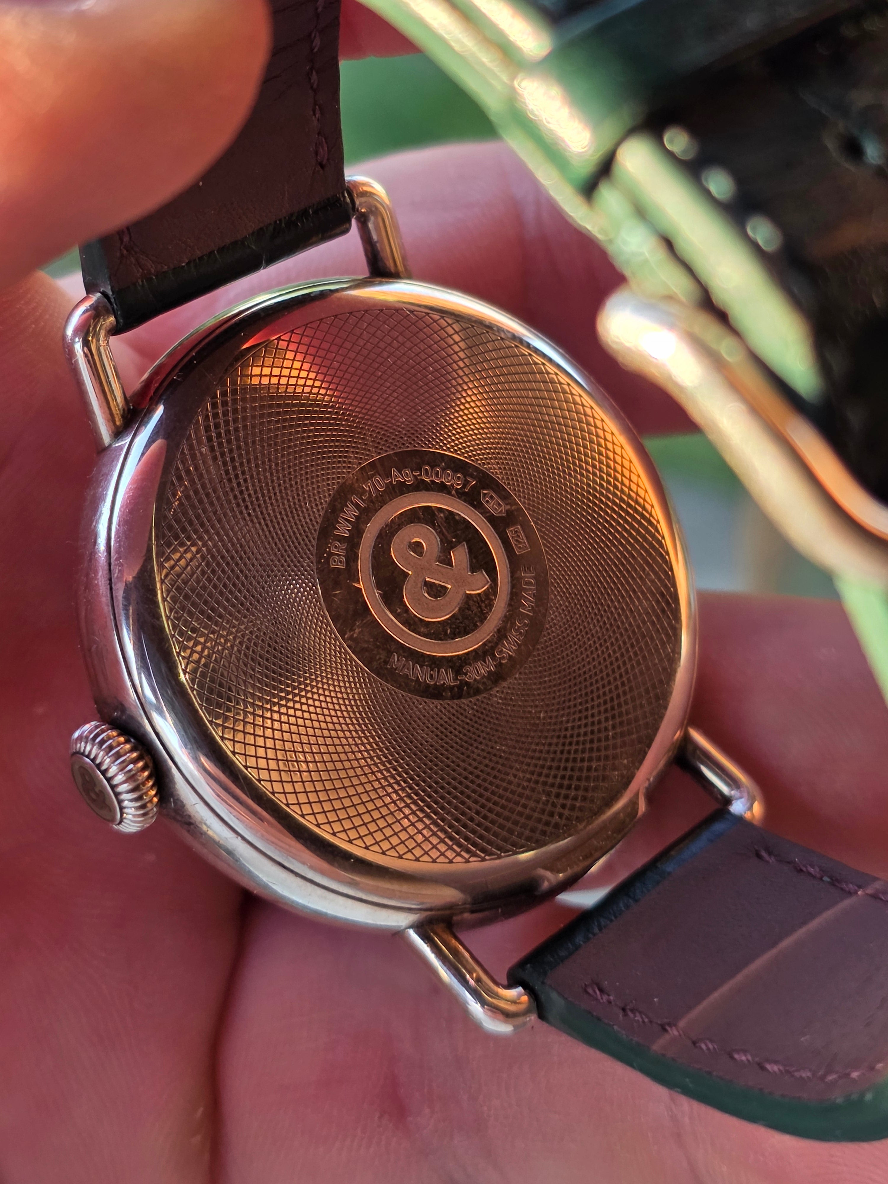 Bell & Ross WW1 Argentium (Vintage Style) – Ediție de Colecție din Argint