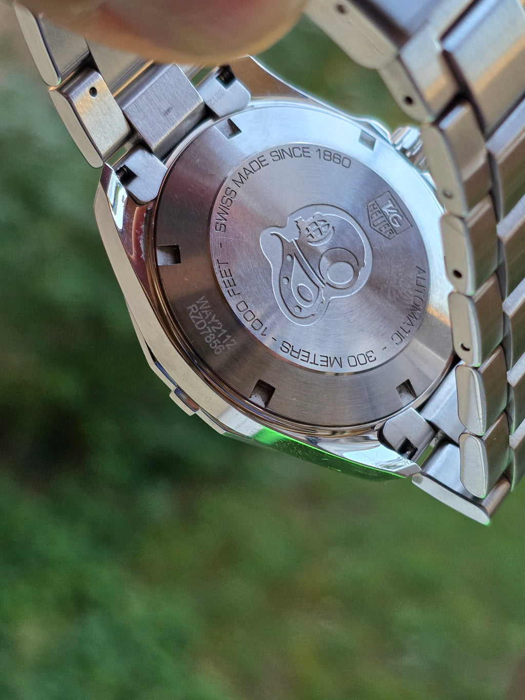 TAG Heuer Aquaracer Calibre 5 Automatic (Cod: WAY2112) - Albastru, Stare Excelentă