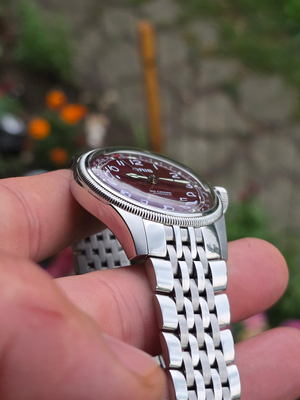 Oris Big Crown Pointer Date (Oxblood / Burgundy Dial) – 39 mm