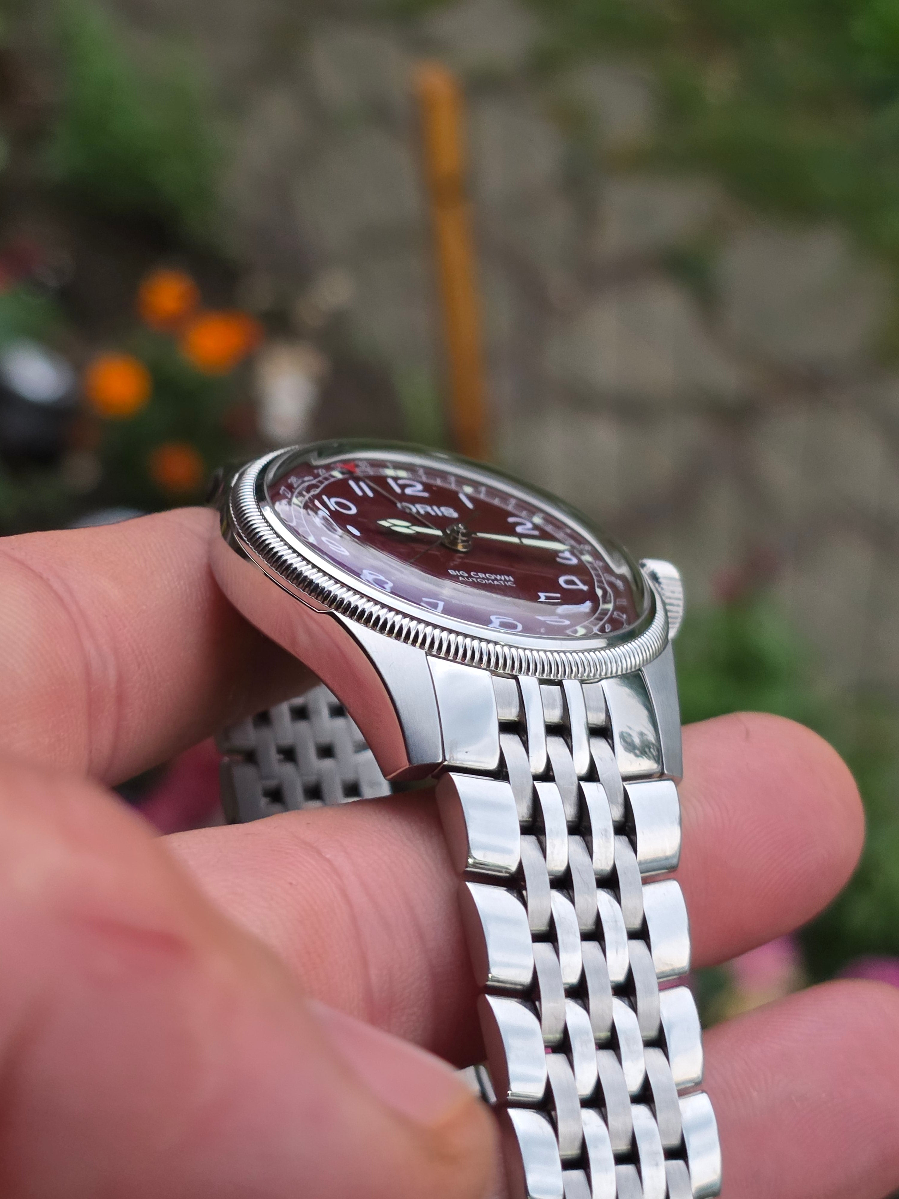 Oris Big Crown Pointer Date (Oxblood / Burgundy Dial) – 39 mm