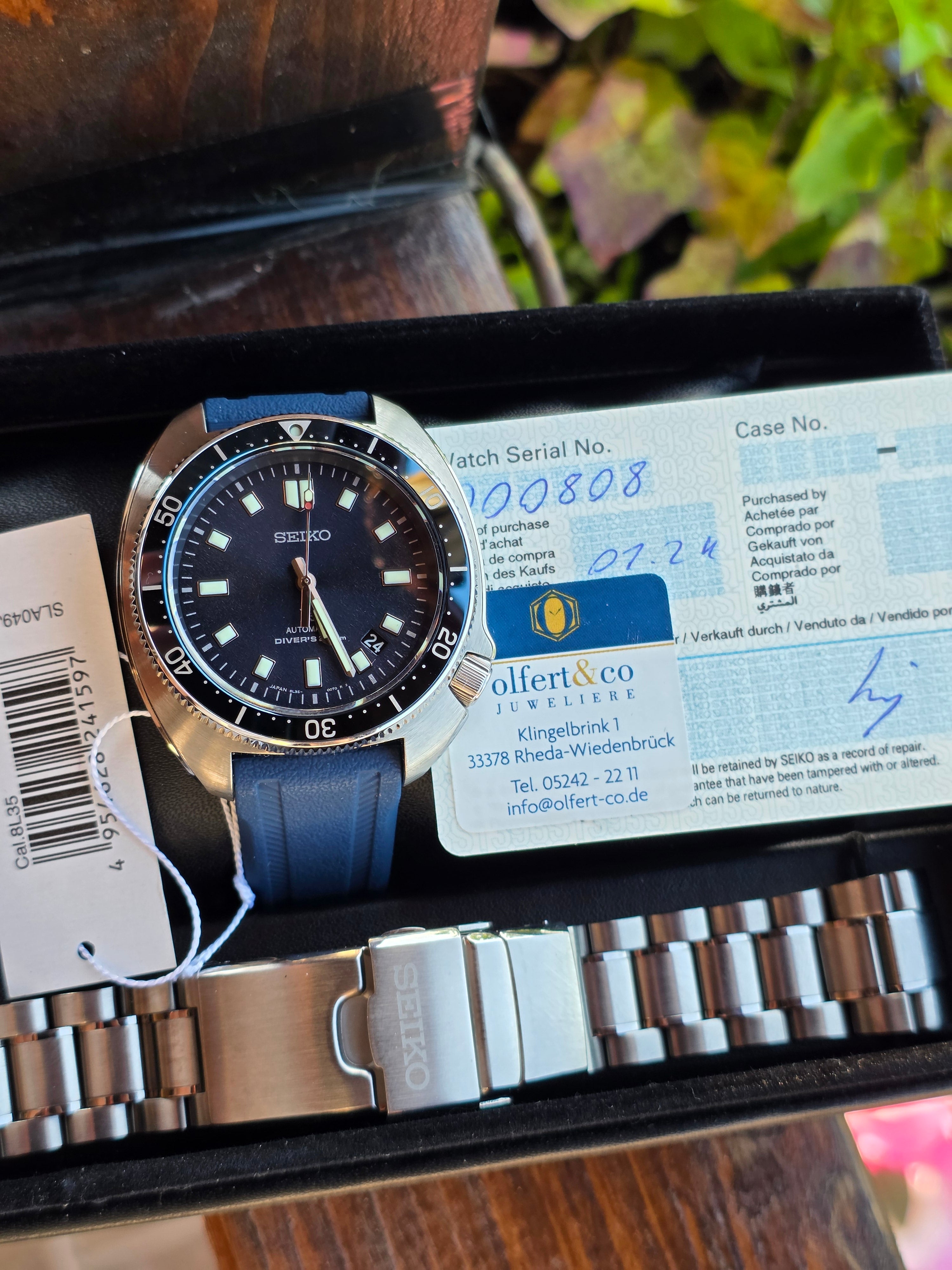 Seiko Prospex SLA049J1 „Naomi Uemura” Ediție Limitată (0808/1200) – Pachet Complet