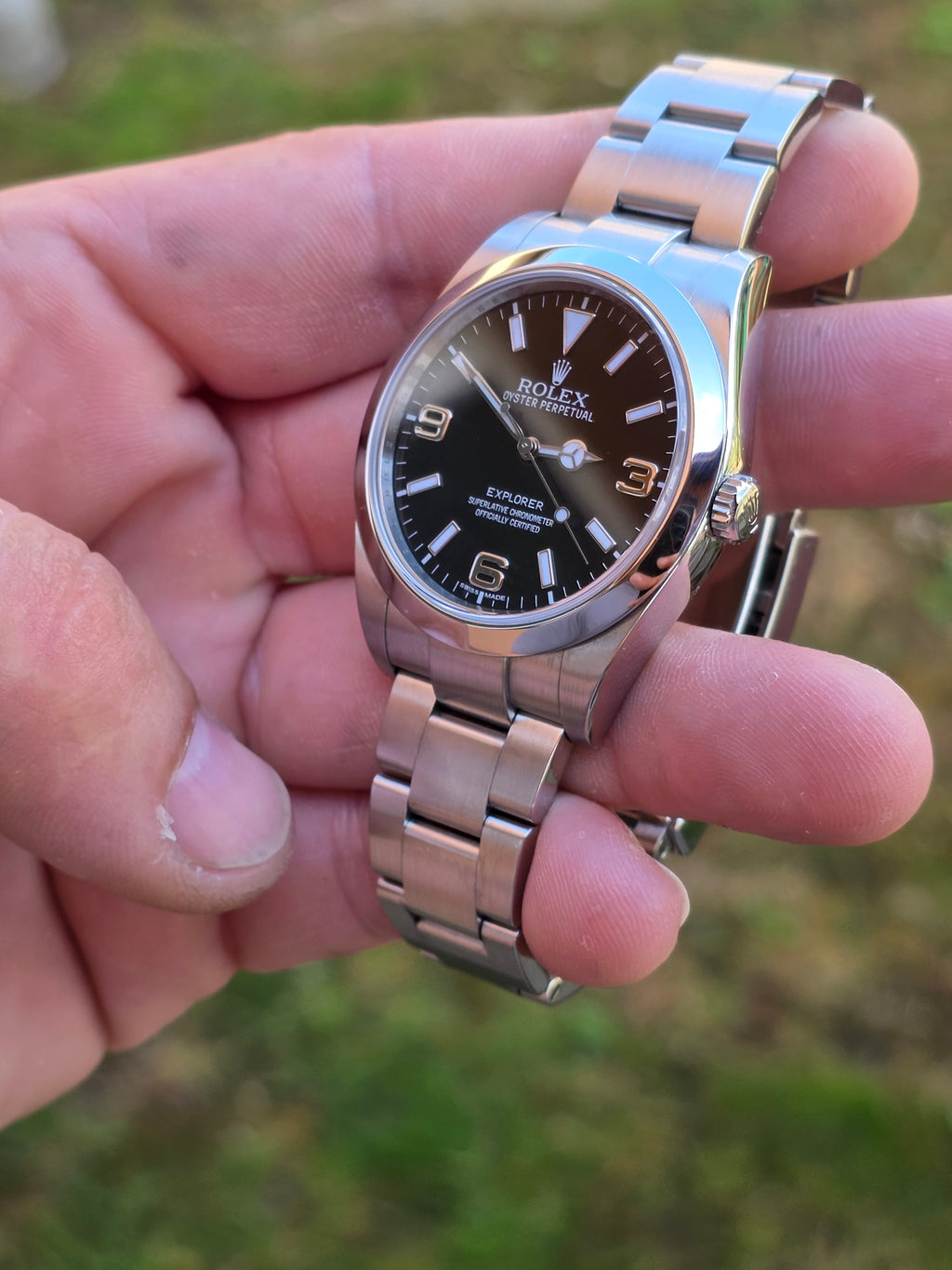ROLEX Explorer I 39mm – Referință 214270 (Generația MK1 / Cifre Aur Alb)