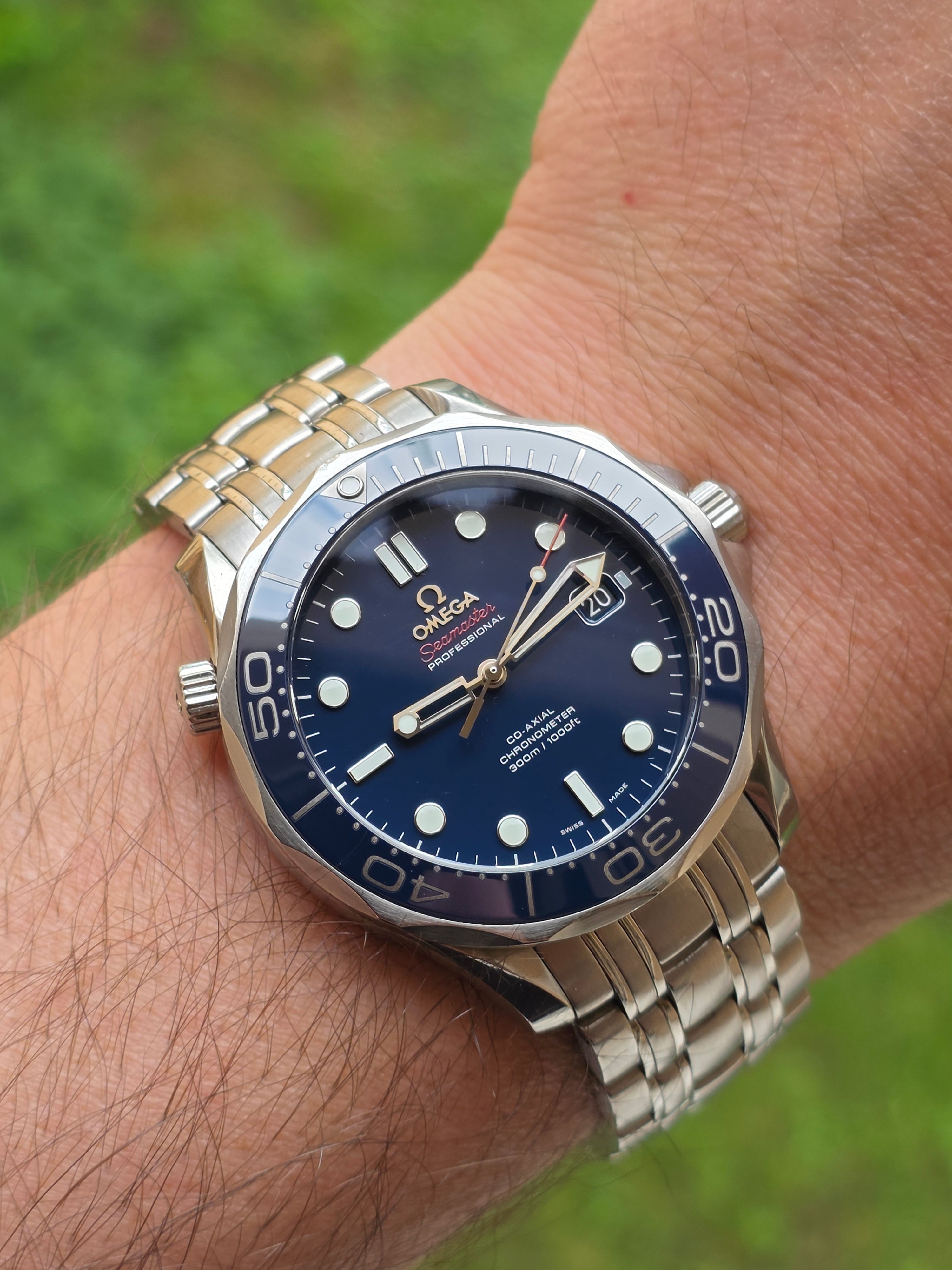 Omega Seamaster Diver 300M Co-Axial "SMPc" Blue – Full Set (2012)
