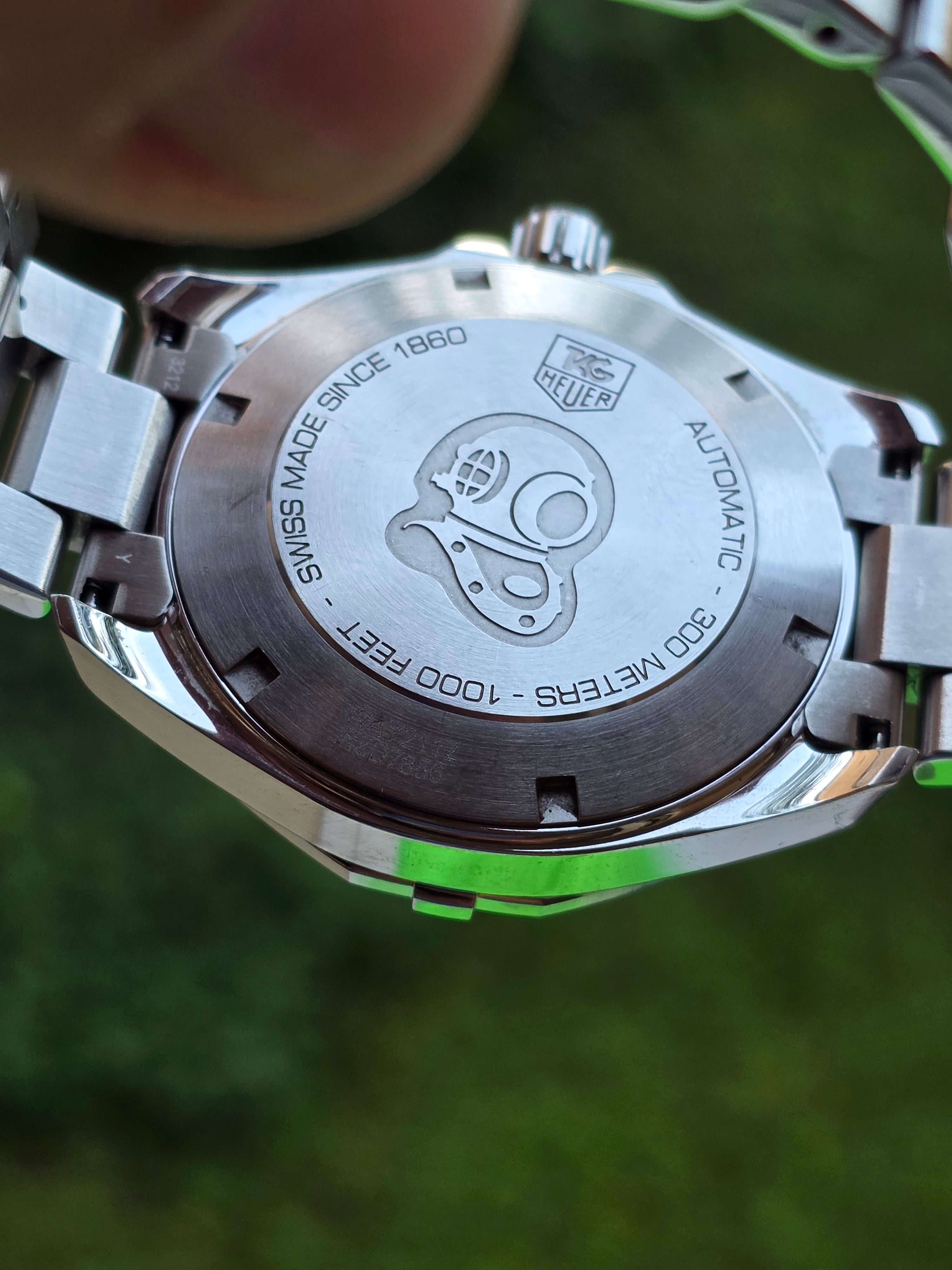 TAG Heuer Aquaracer Calibre 5 Automatic (Cod: WAY2112) - Albastru, Stare Excelentă