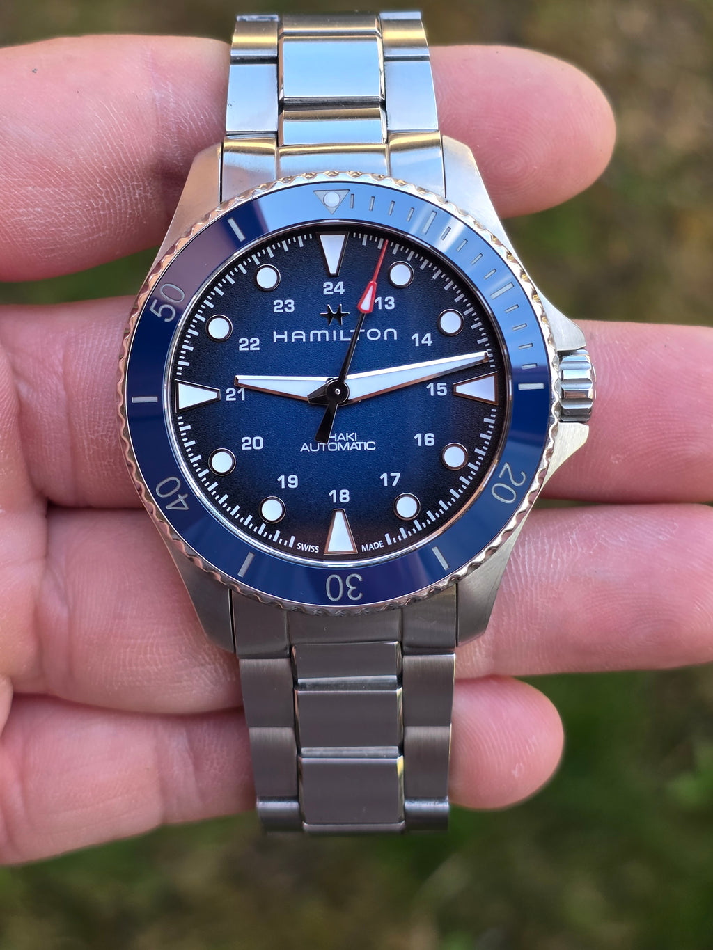 Ceas Automatic Hamilton Khaki Navy Scuba (Blue Dial)