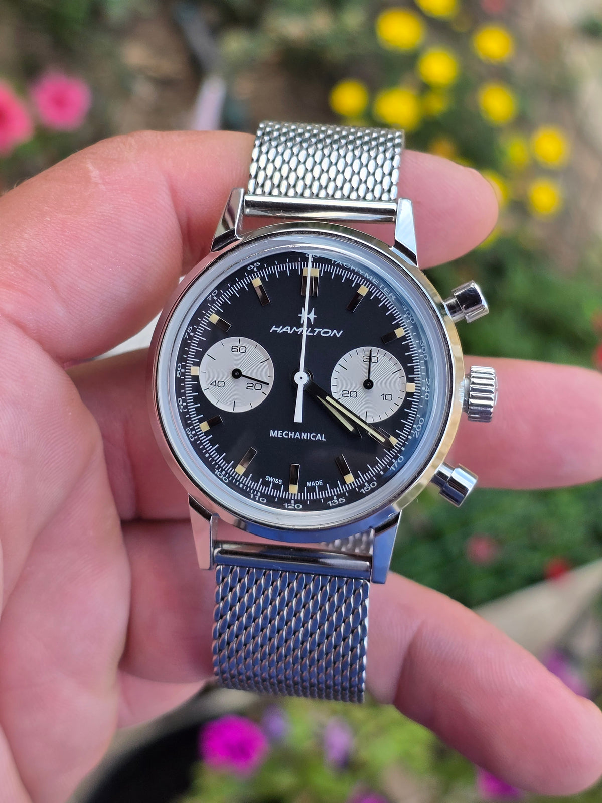 Ceas Hamilton American Classic Intra-Matic Chronograph H (Manual Wind)