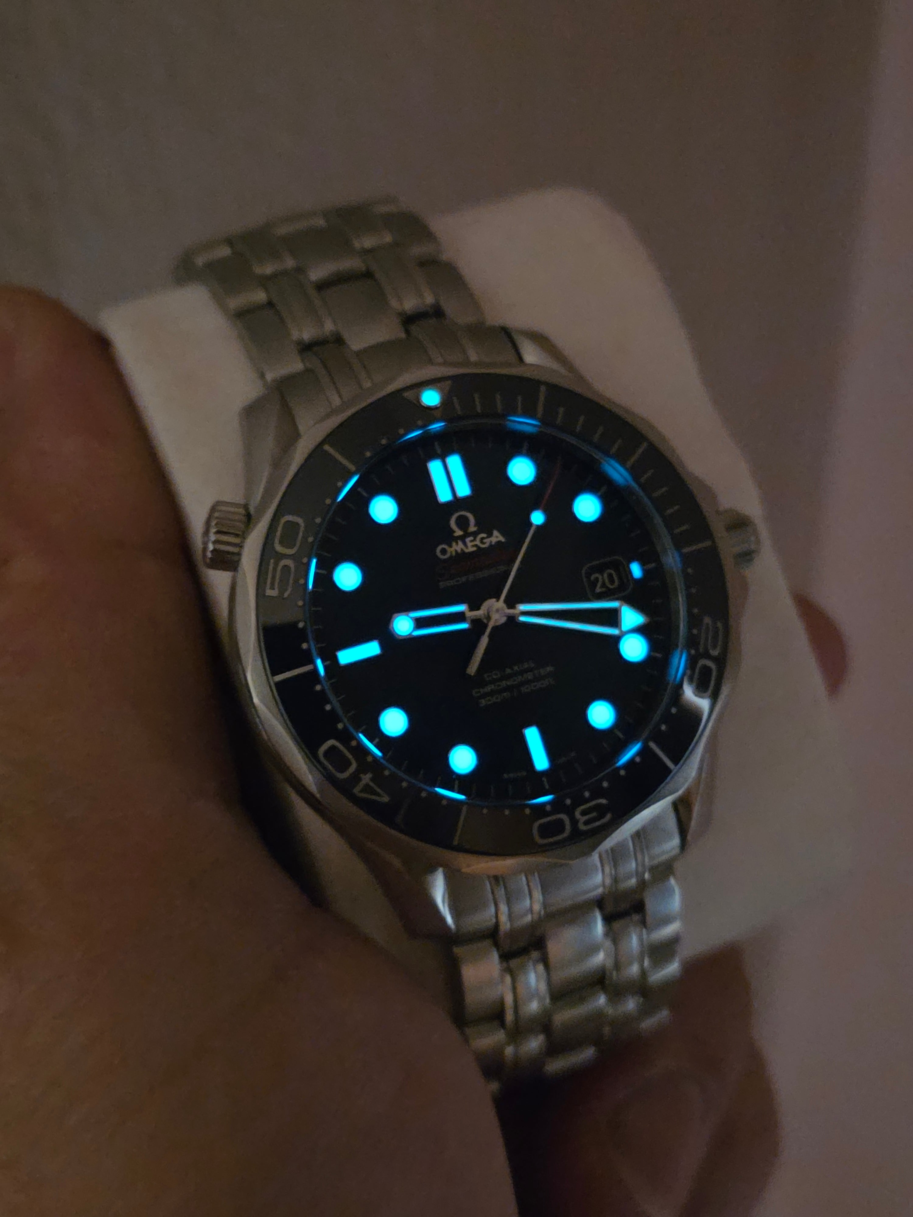 Omega Seamaster Diver 300M Co-Axial "SMPc" Blue – Full Set (2012)
