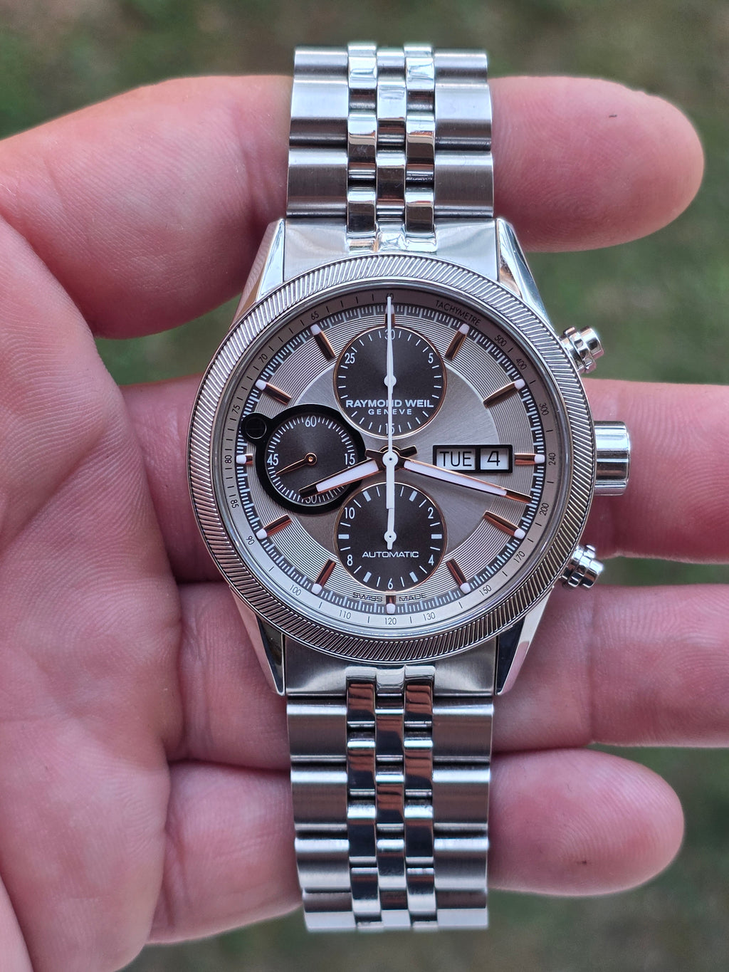 Ceas Automatic Raymond Weil Freelancer Chronograph (Ref. 7731)