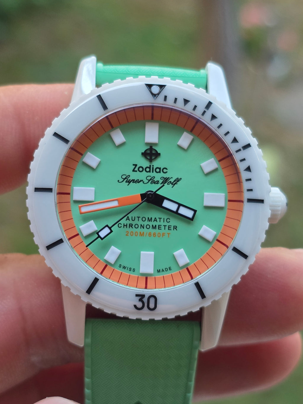 Zodiac Super Sea Wolf Compression Automatic Chronometer Ceramic (Referință: ZO9592).