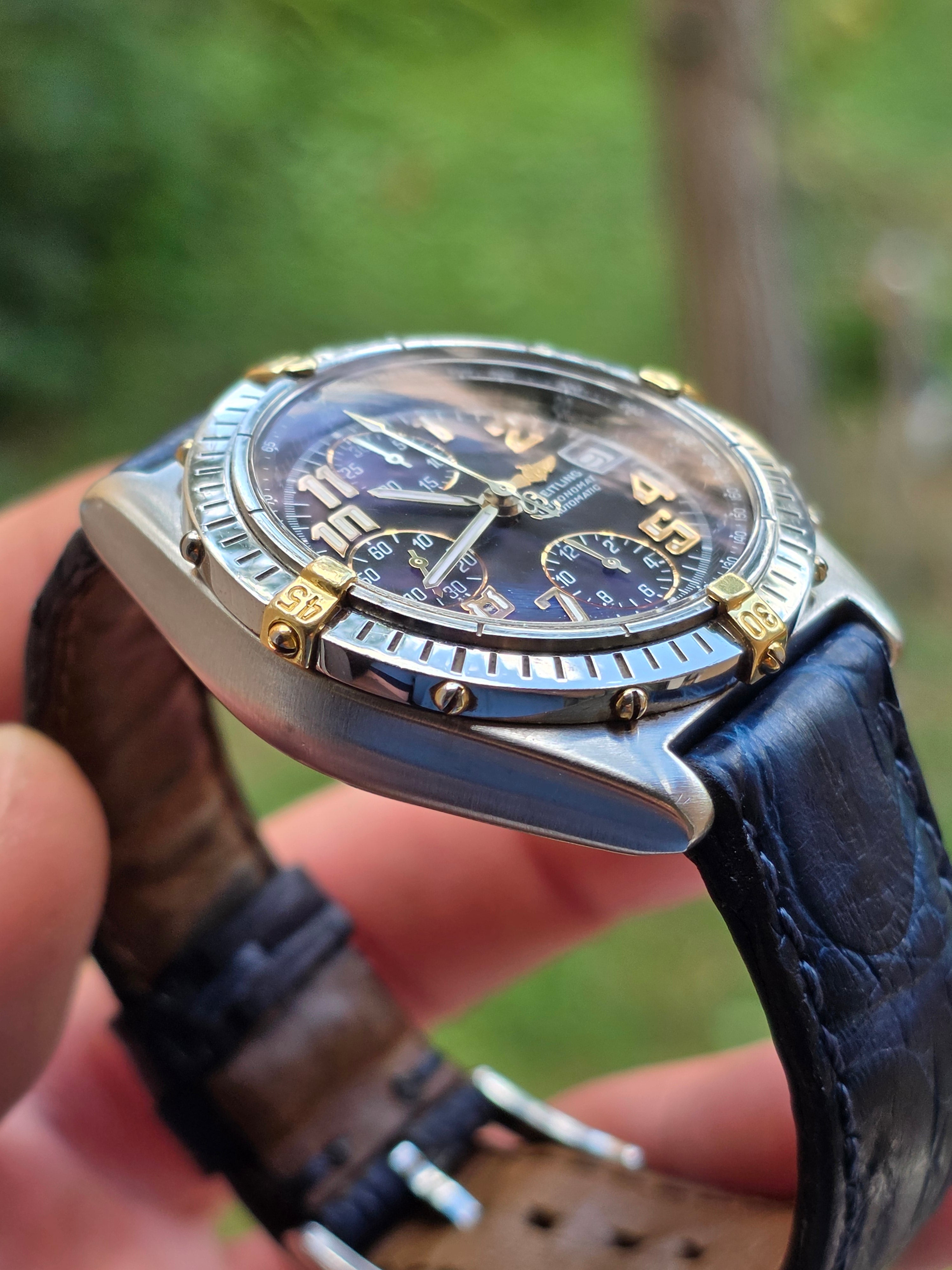 Breitling Chronomat Automatic (Oțel & Aur 18k) Certificat Chronometer
