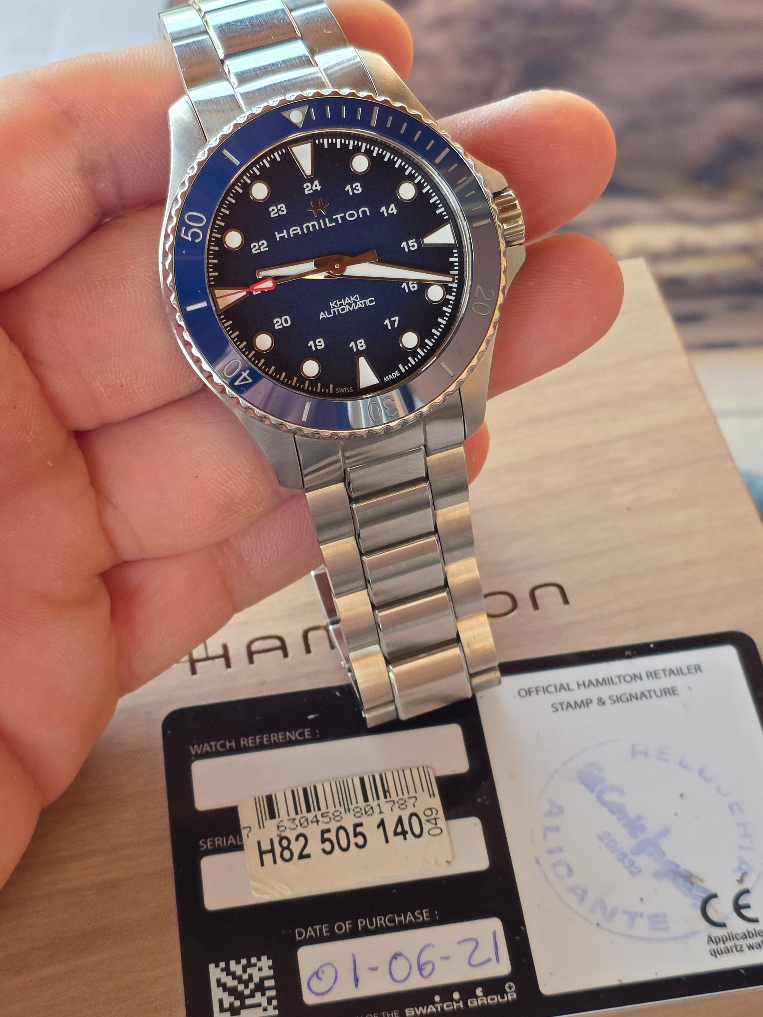 Ceas Automatic Hamilton Khaki Navy Scuba (Blue Dial)