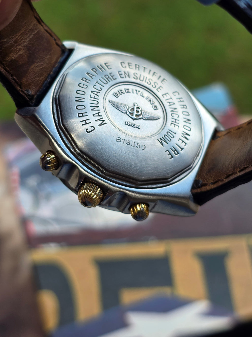 Breitling Chronomat Automatic (Oțel & Aur 18k) Certificat Chronometer