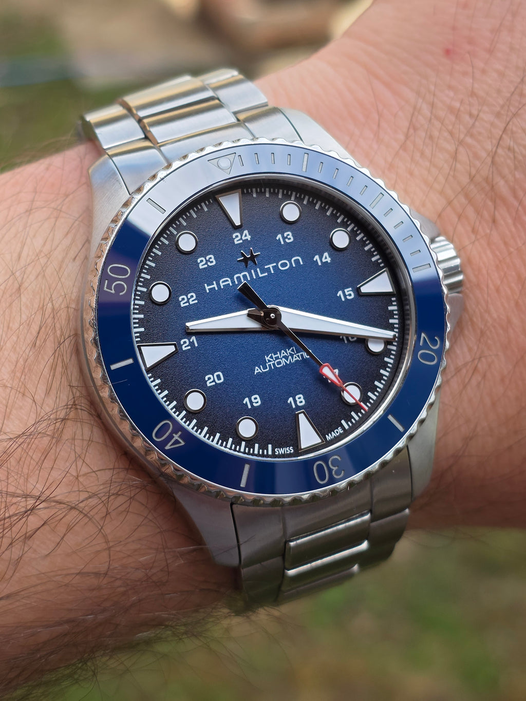 Ceas Automatic Hamilton Khaki Navy Scuba (Blue Dial)