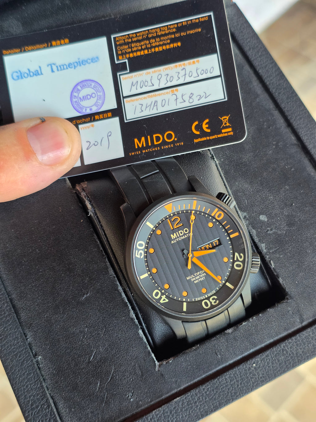 Mido Multifort Two Crowns Automatic (Ref. M005.930.37.050.00)