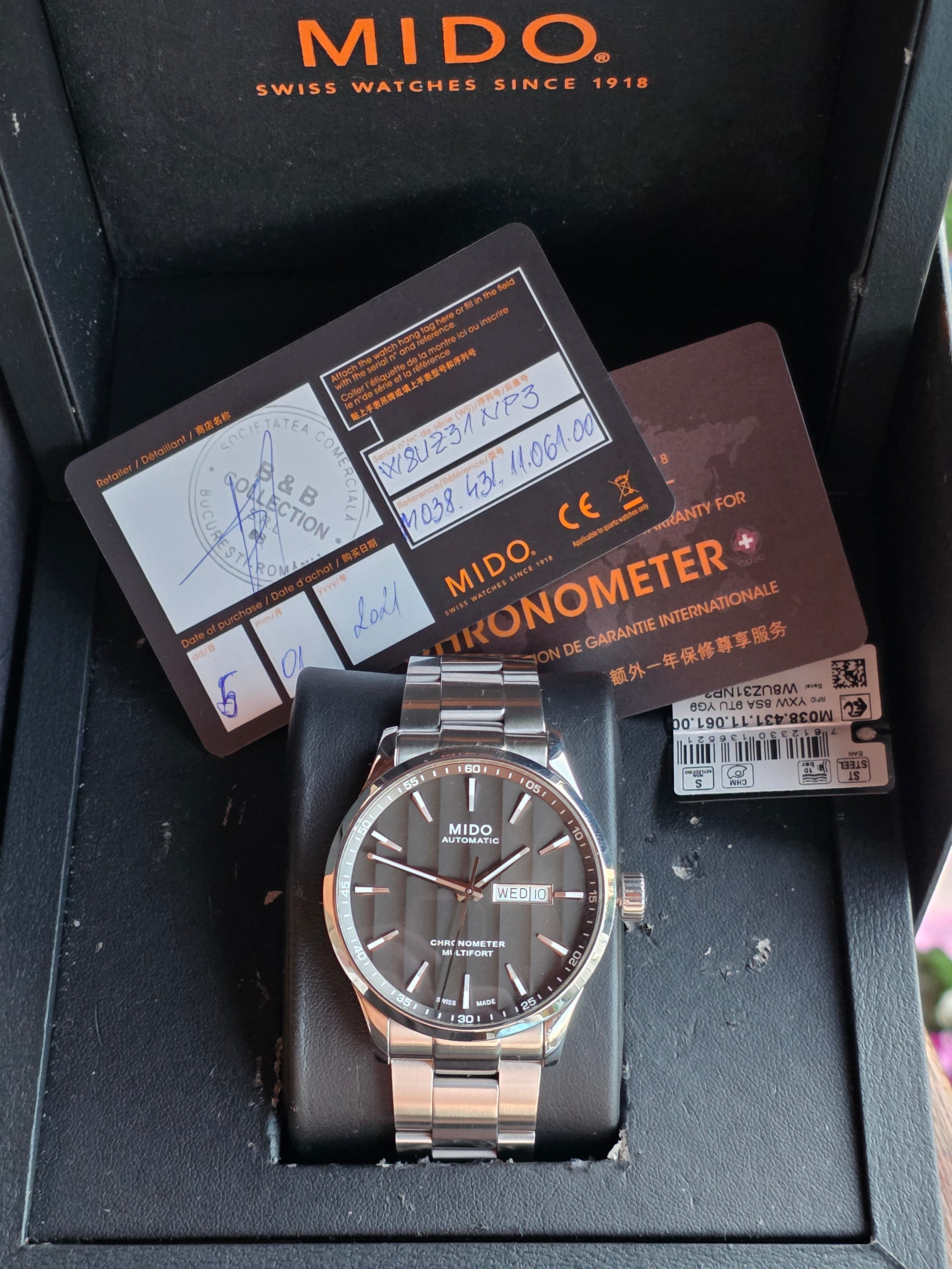 MIDO Multifort Chronometer Automatic – Caliber 80 Silicon