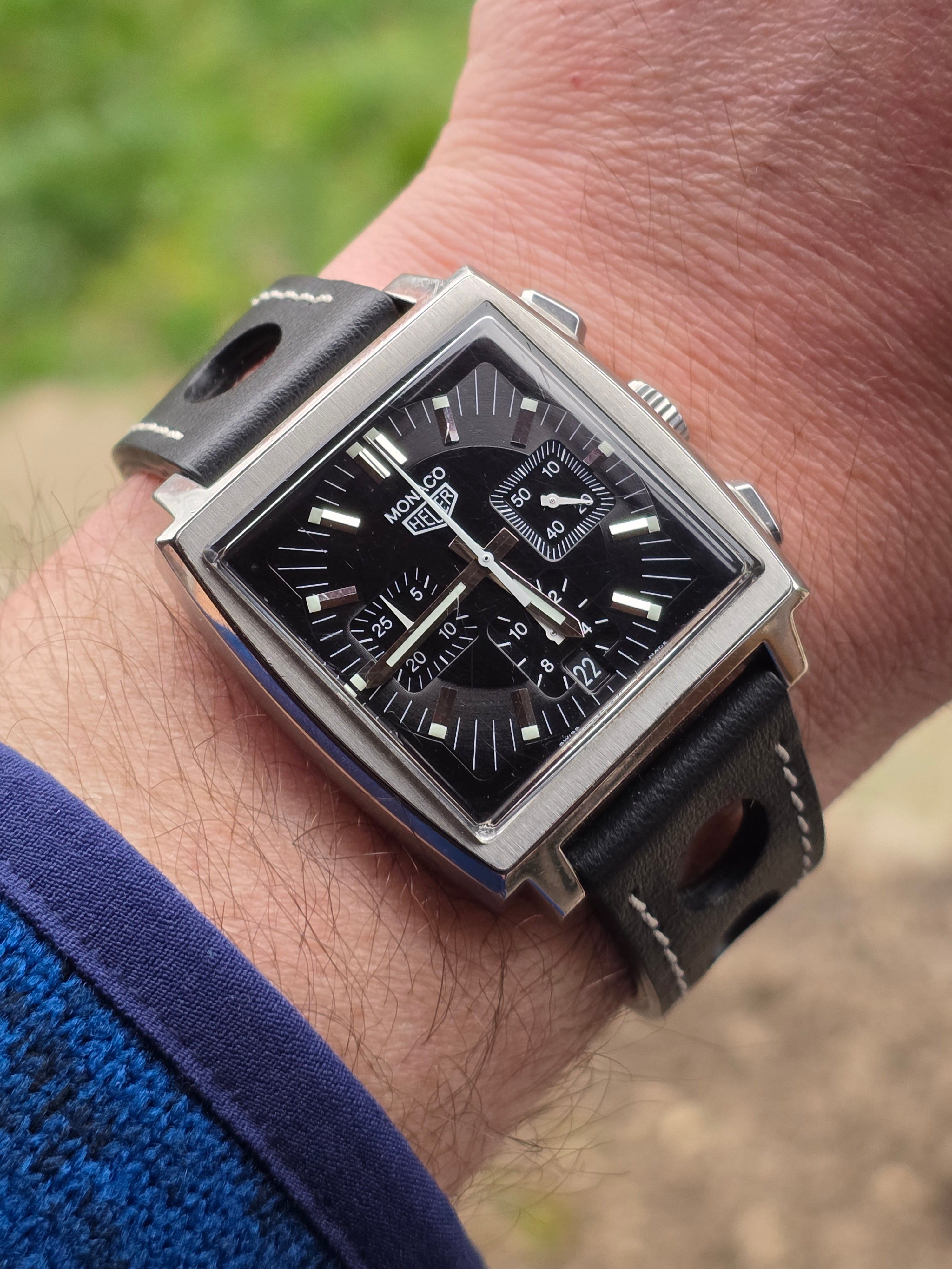 TAG Heuer Monaco Chronograph Re-Edition – Ref. CS2111 – Vintage Vibe