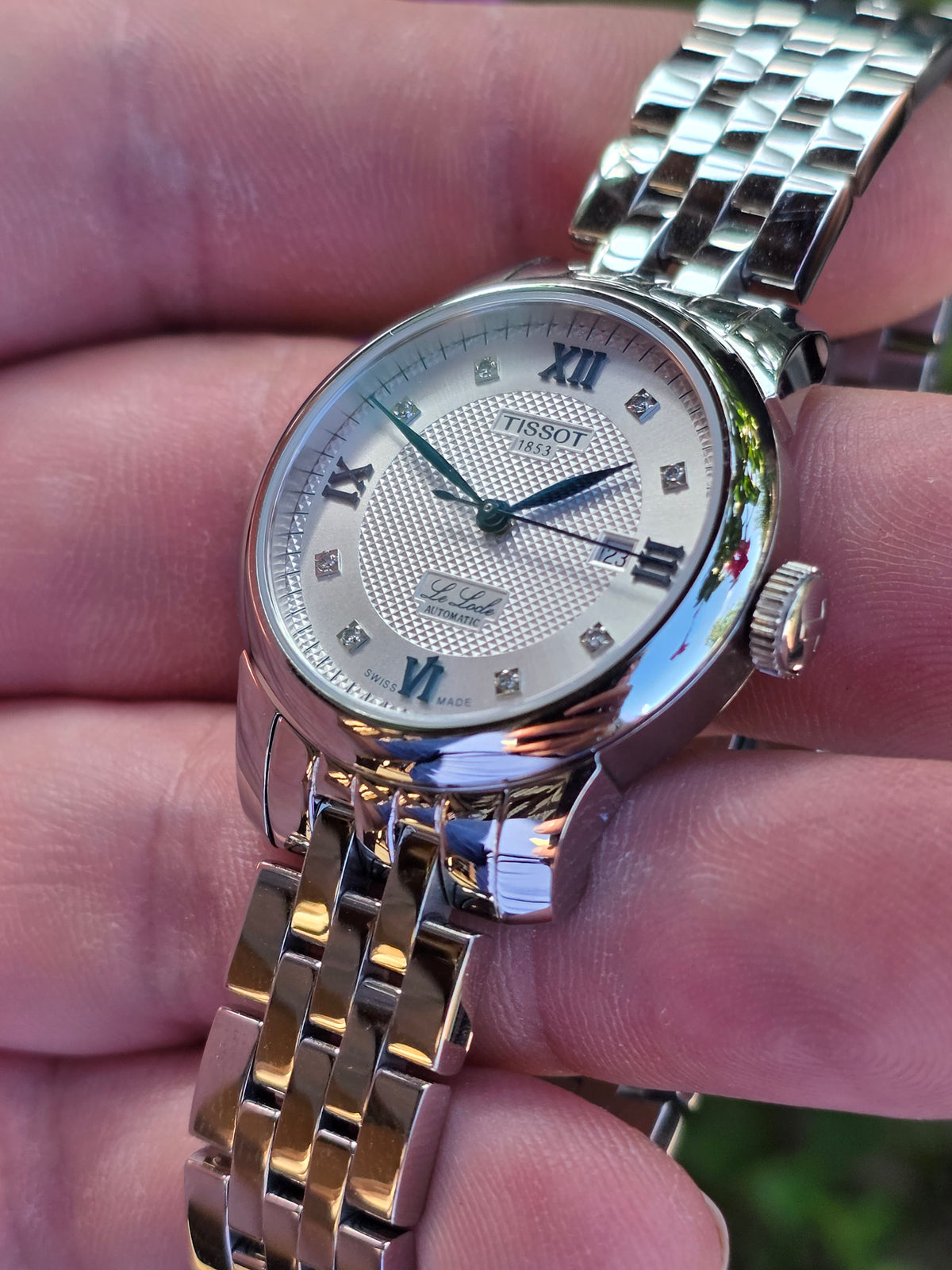 Ceas de Dama Tissot Le Locle Automatic (Ediție Aniversară / Diamante)