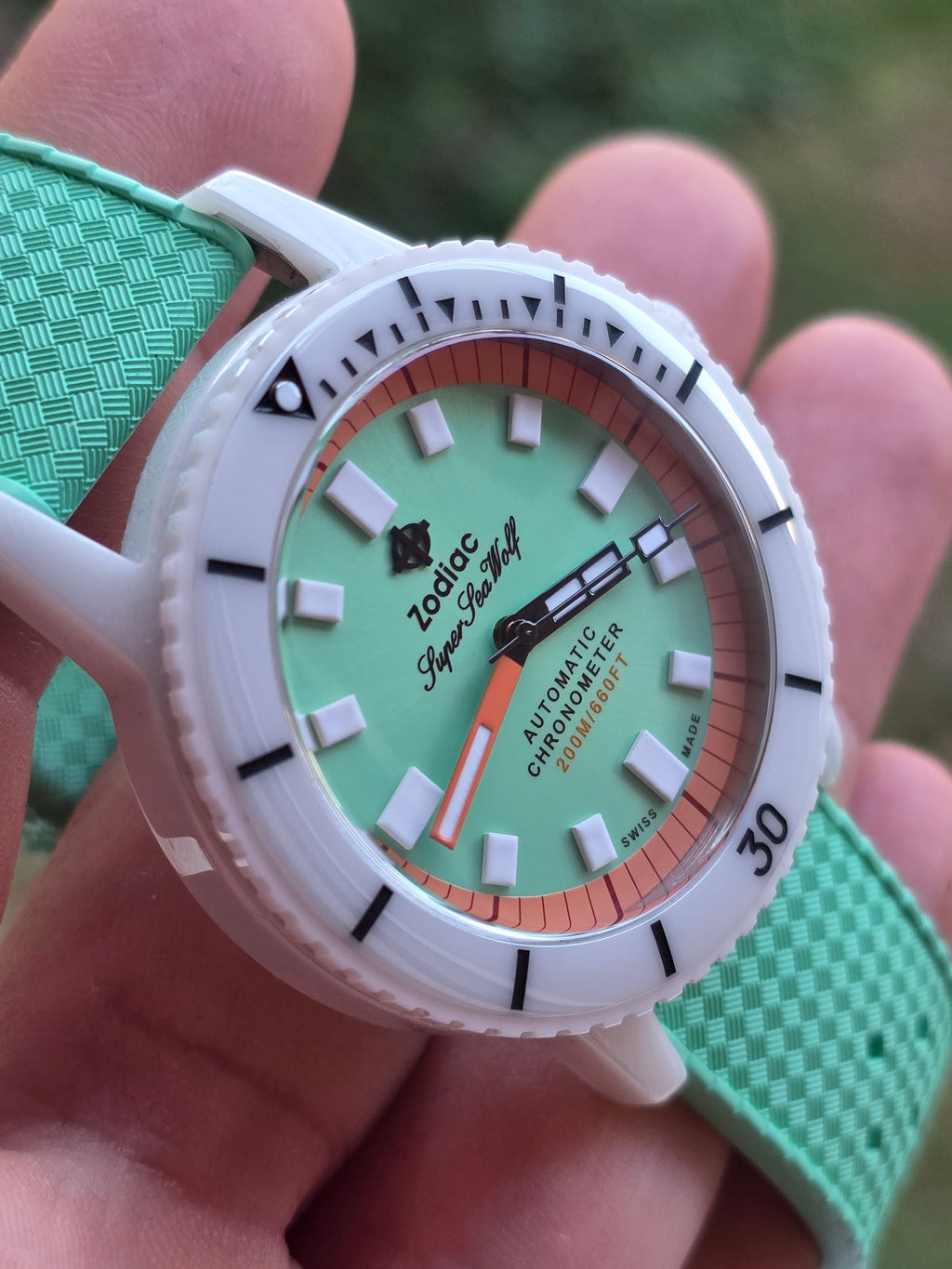 Zodiac Super Sea Wolf Compression Automatic Chronometer Ceramic (Referință: ZO9592).