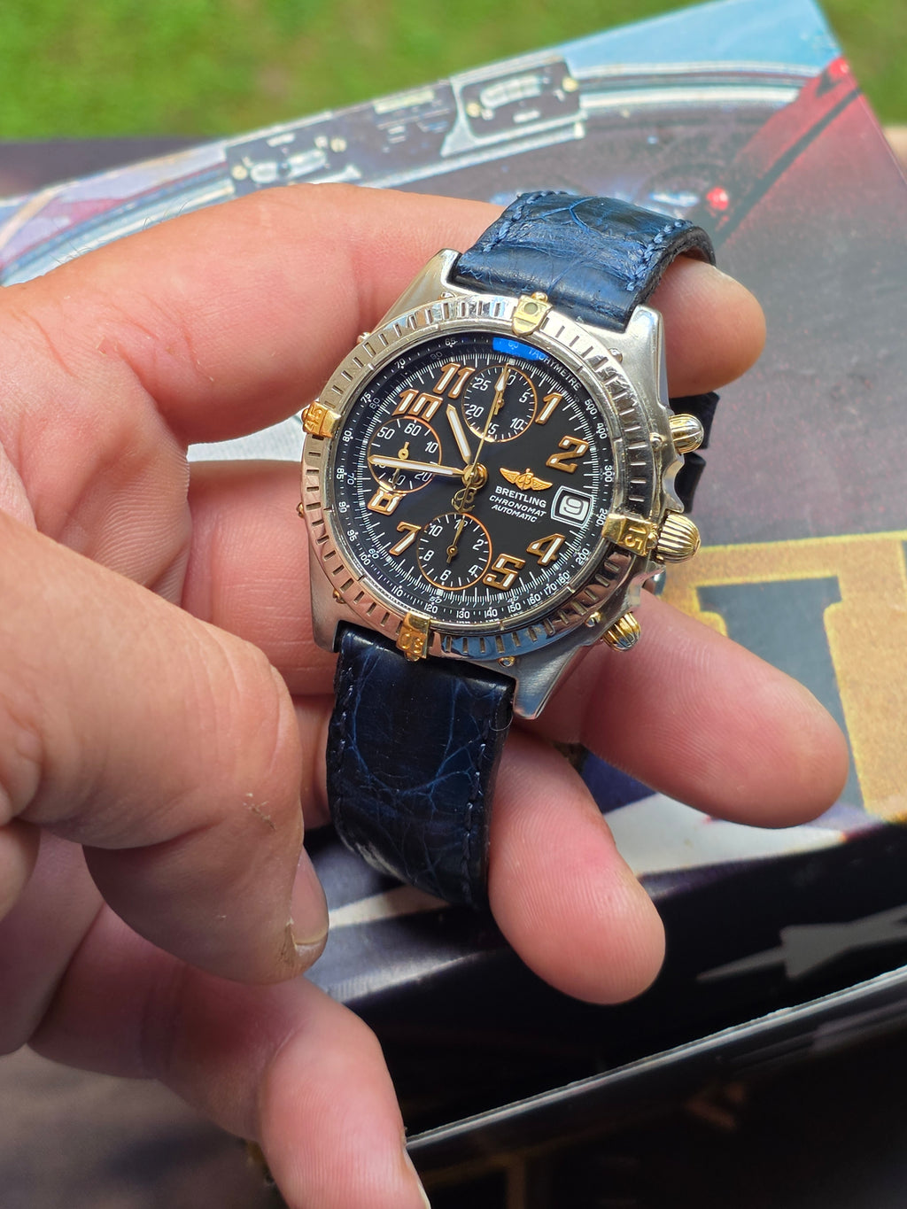 Breitling Chronomat Automatic (Oțel & Aur 18k) Certificat Chronometer