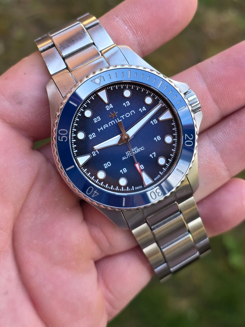 Ceas Automatic Hamilton Khaki Navy Scuba (Blue Dial)