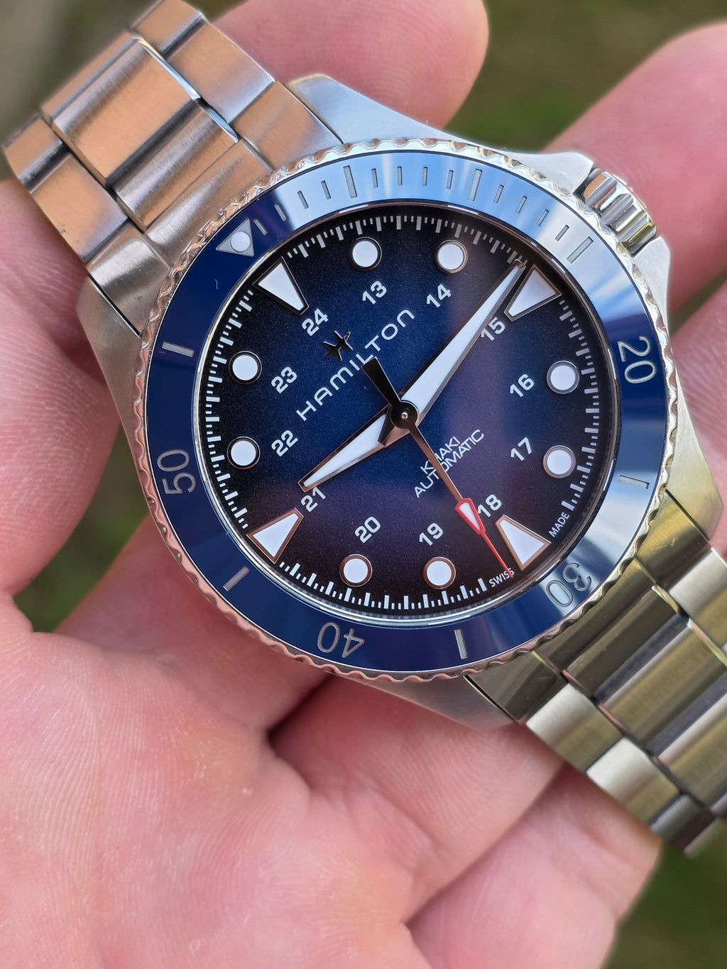 Ceas Automatic Hamilton Khaki Navy Scuba (Blue Dial)