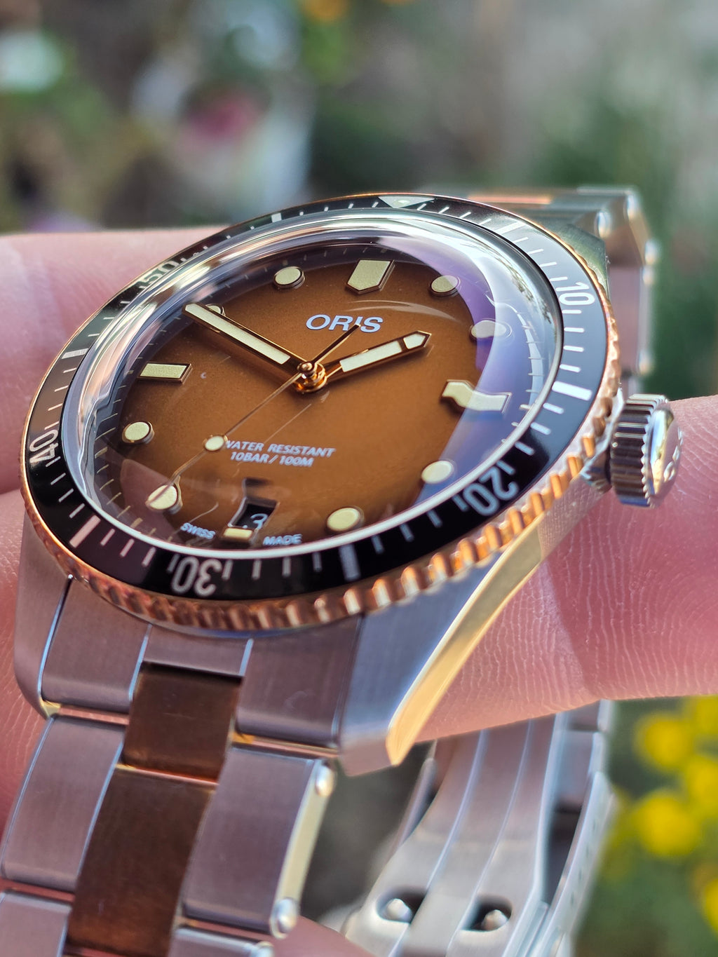 Oris Divers Sixty-Five Sunset Brown Dial - FULL SET - Nepurtat (Nou)