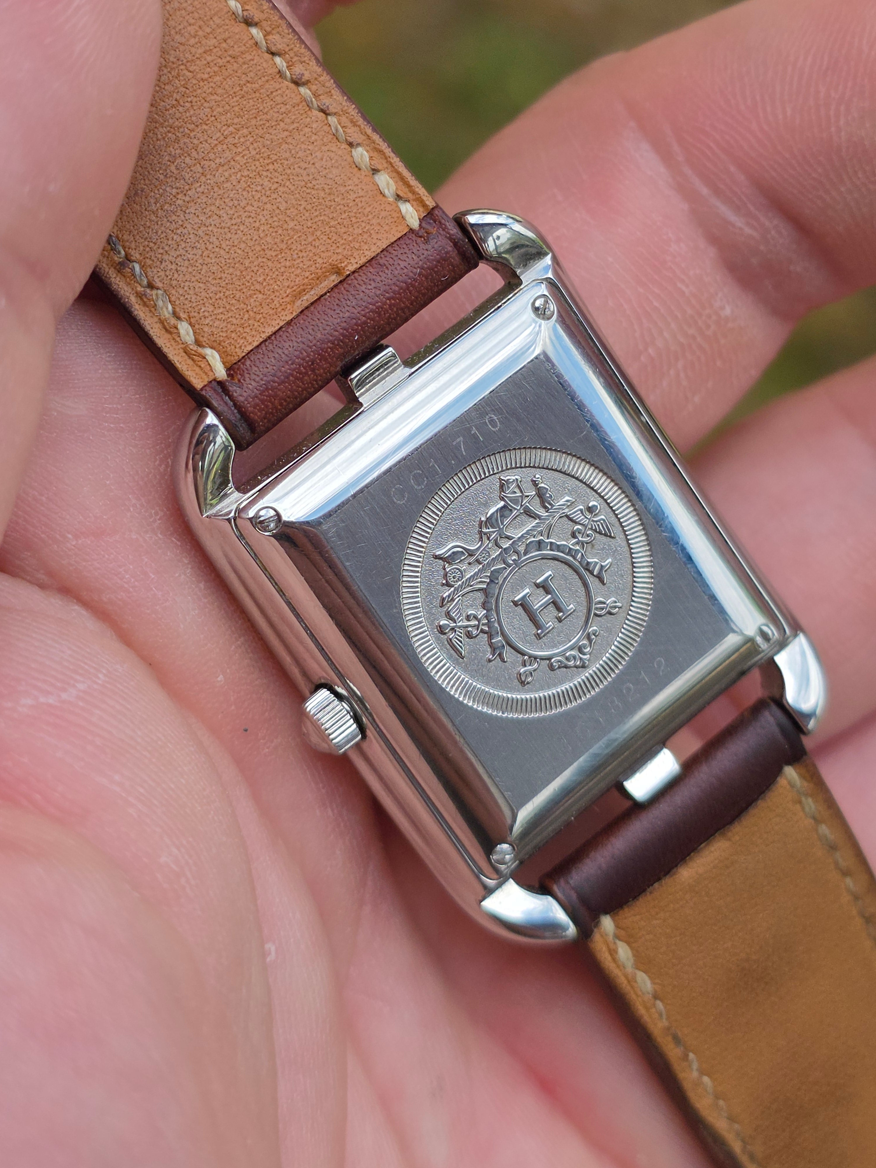 Ceas Hermès Cape Cod Automatic (CC1.710) – Curea „Double Tour” din Piele