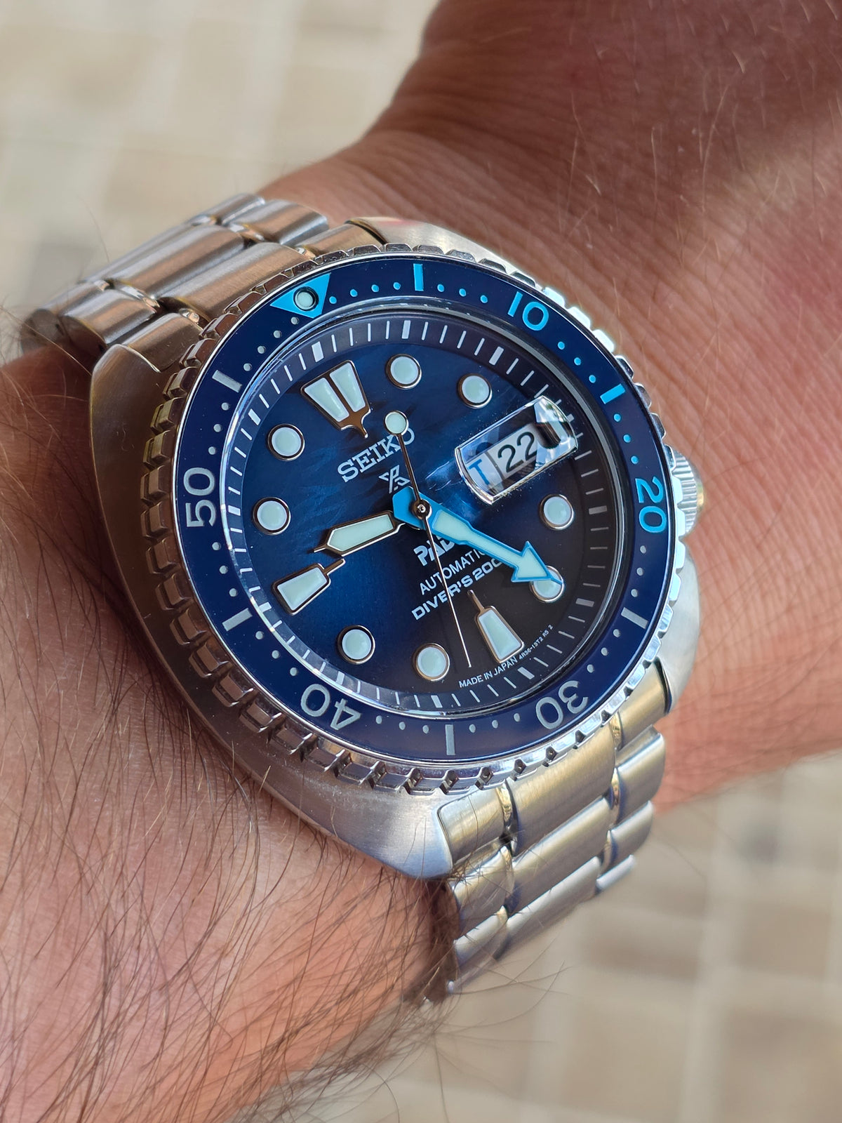 Seiko Prospex King Turtle PADI Special Edition referință SRPG19J1