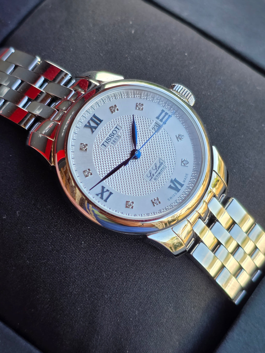 Ceas de Dama Tissot Le Locle Automatic (Ediție Aniversară / Diamante)
