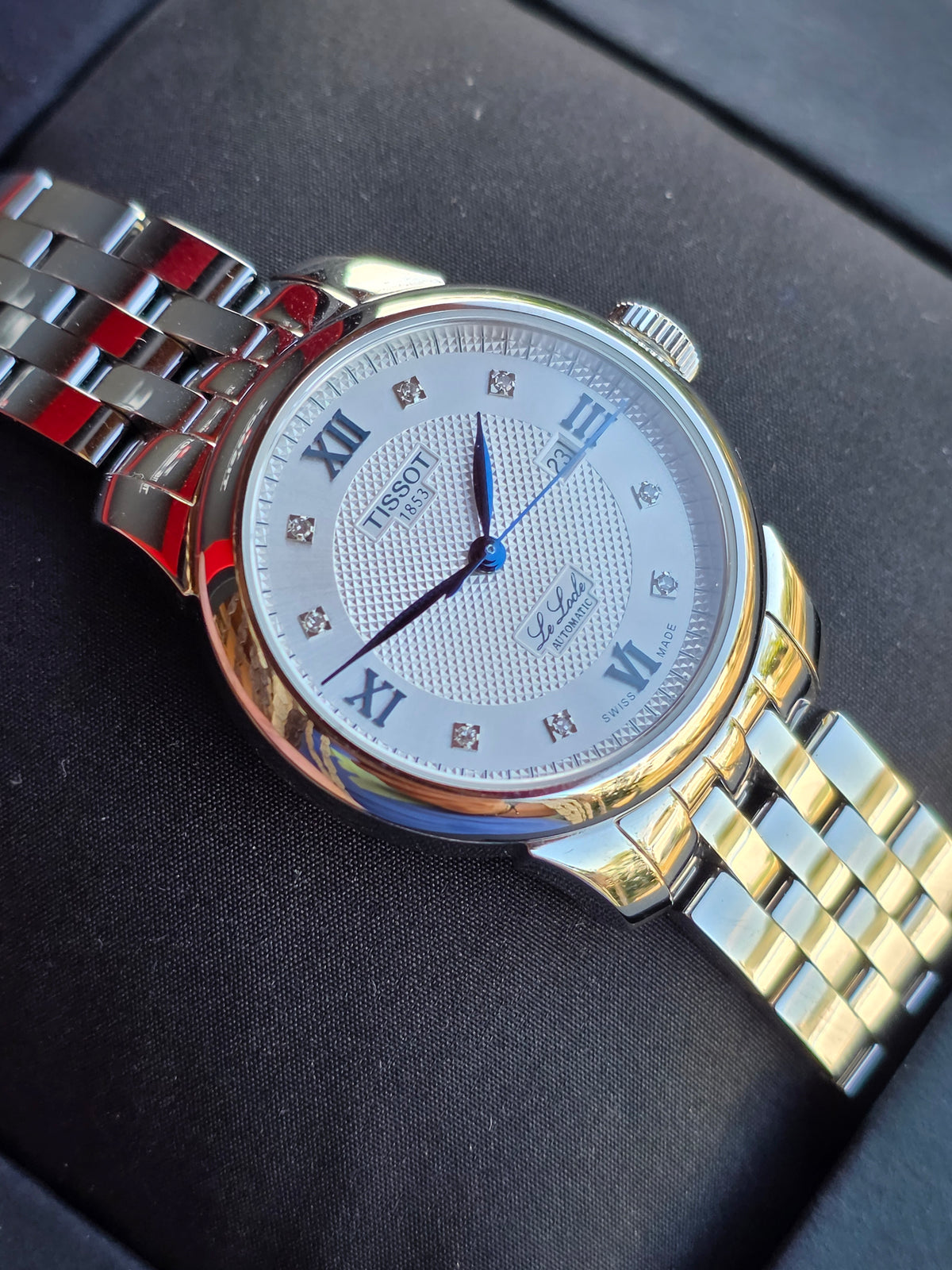 Ceas de Dama Tissot Le Locle Automatic (Ediție Aniversară / Diamante)