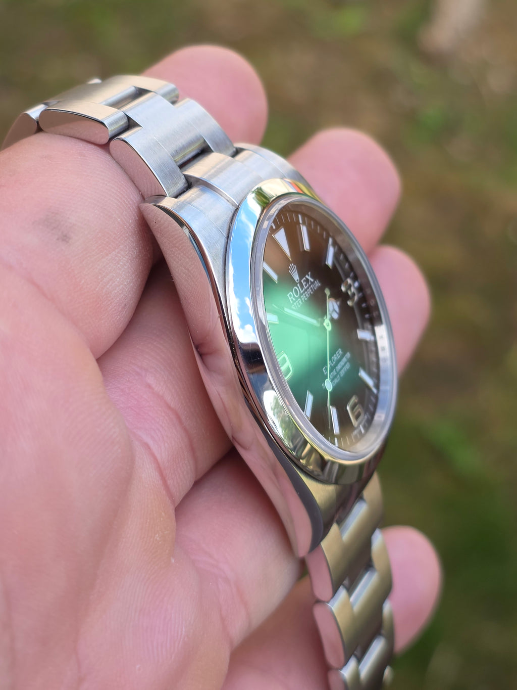 ROLEX Explorer I 39mm – Referință 214270 (Generația MK1 / Cifre Aur Alb)
