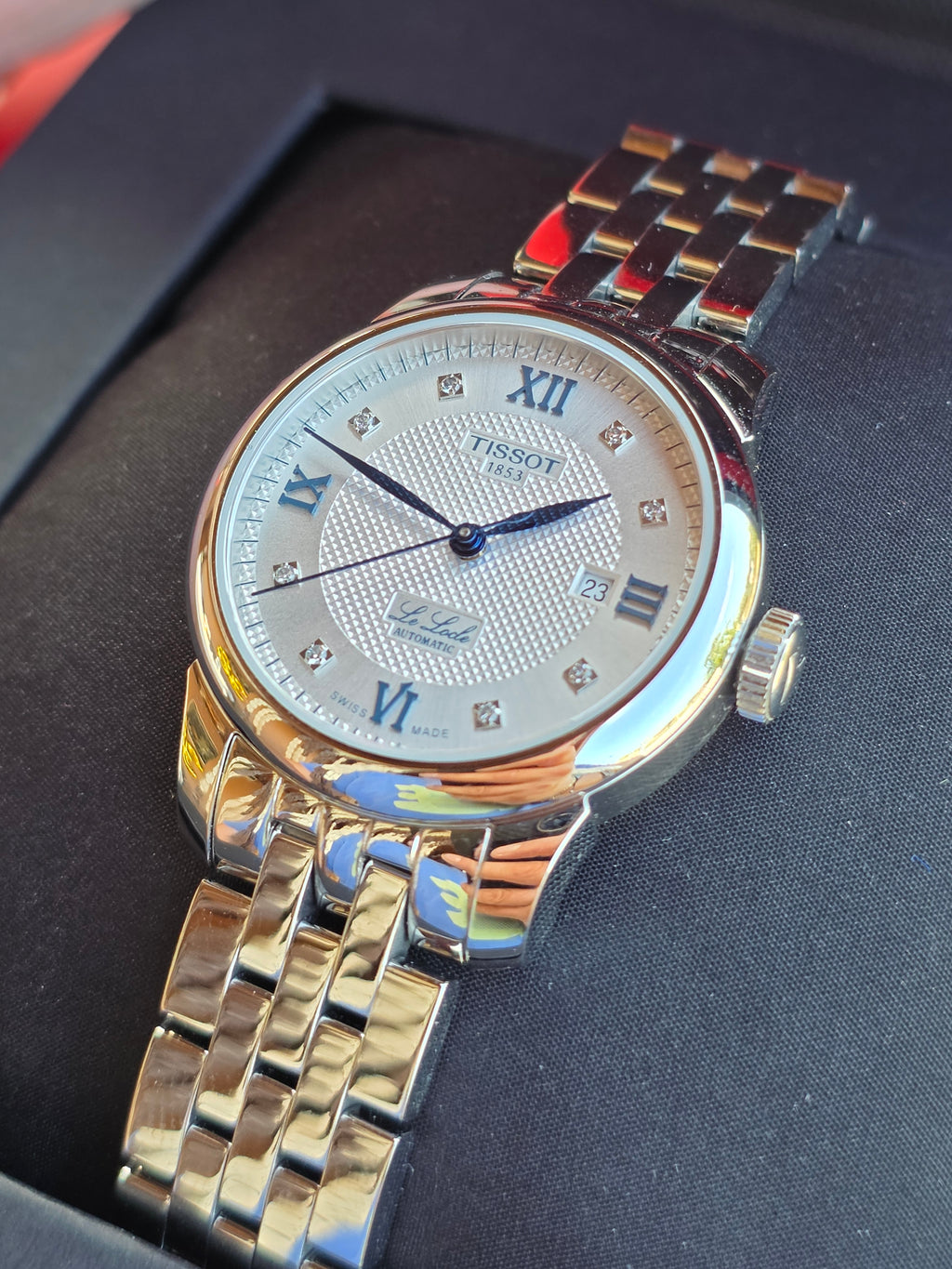 Ceas de Dama Tissot Le Locle Automatic (Ediție Aniversară / Diamante)