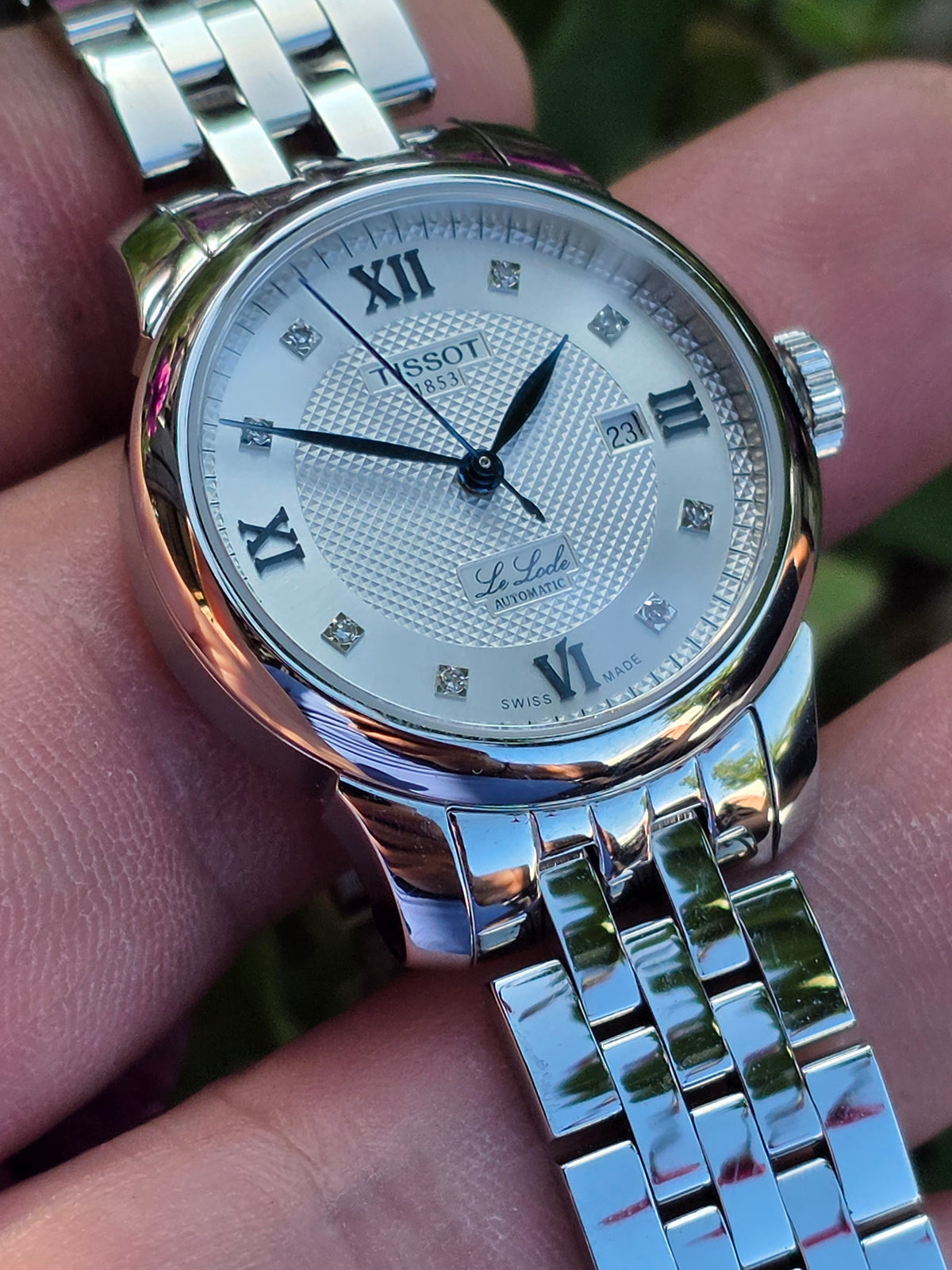 Ceas de Dama Tissot Le Locle Automatic (Ediție Aniversară / Diamante)